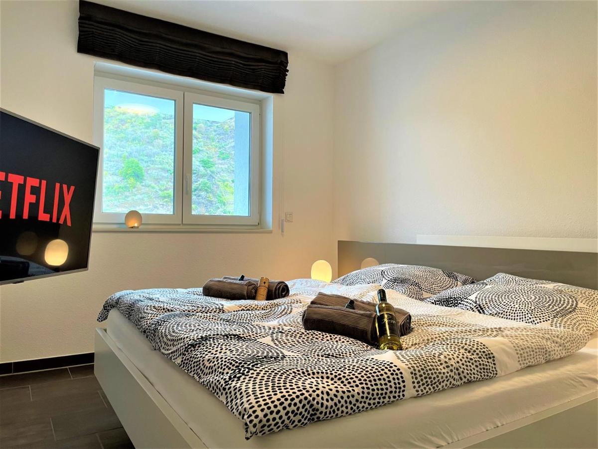 Moselpromenade Villa Moselufer, Panorama & Burg Cochem Blick, Netflix, Balkon Zewnętrze zdjęcie