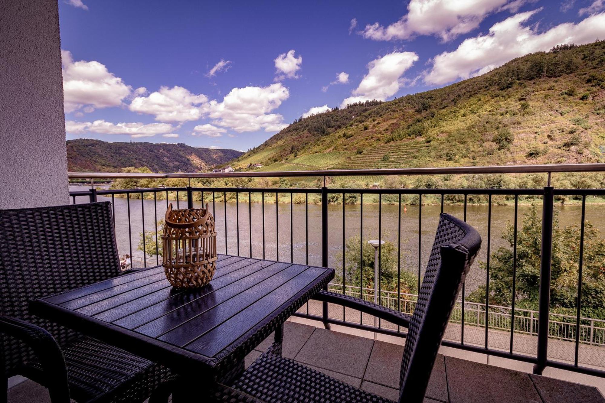 Moselpromenade Villa Moselufer, Panorama & Burg Cochem Blick, Netflix, Balkon Zewnętrze zdjęcie